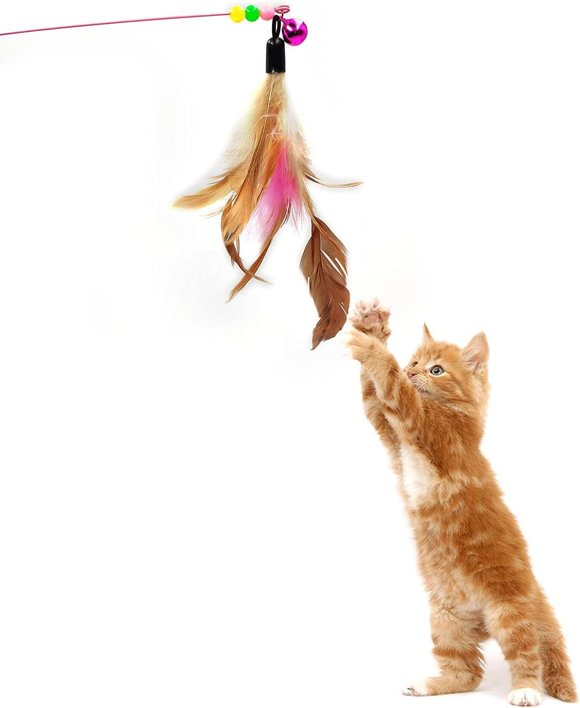 Cat Tunnel for Indoor Cats Interactive, Rabbit Tunnel Toys, Pet Toys Play Tunnels for Cats Kittens Rabbits Puppies Crinkle Collapsible